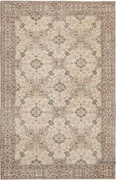 Alfombra Vintage Turca Anudada a Mano - 208 cm x 317 cm