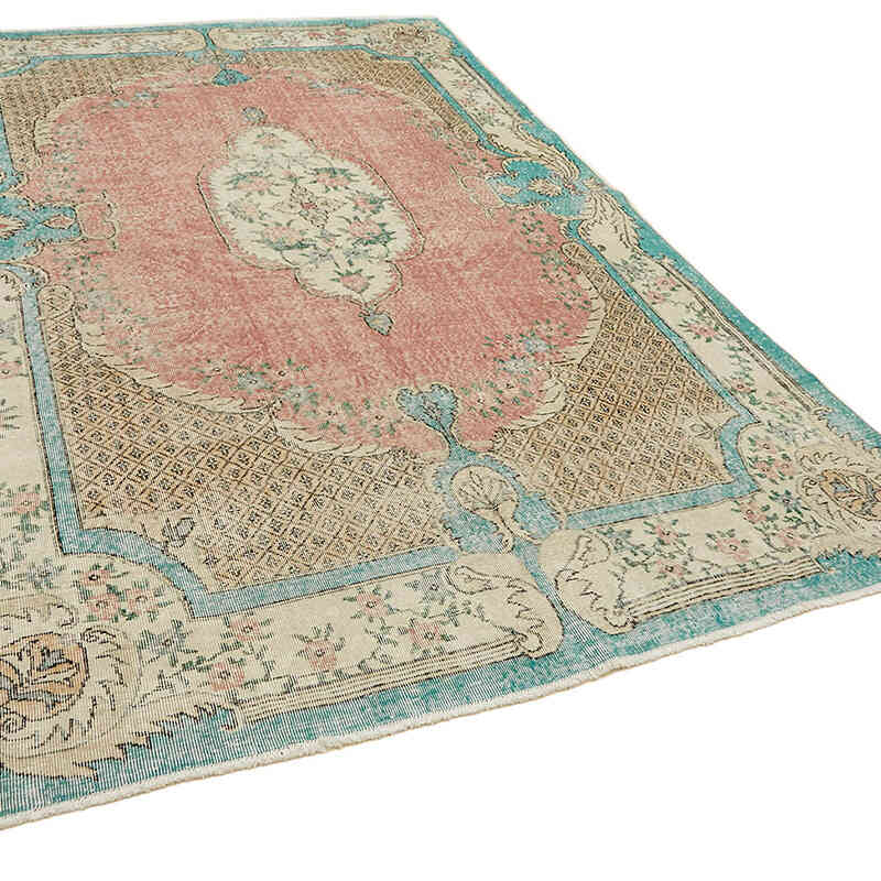 Alfombra Vintage Turca Anudada a Mano - 220 cm x 320 cm - K0082842