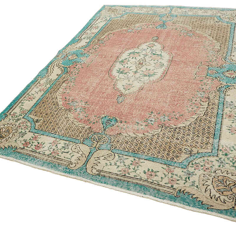 Alfombra Vintage Turca Anudada a Mano - 220 cm x 320 cm - K0082842