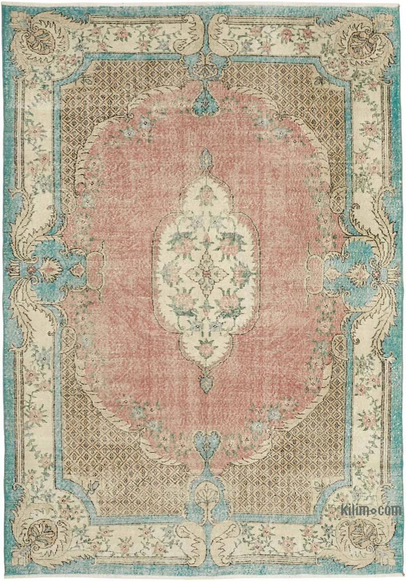 Alfombra Vintage Turca Anudada a Mano - 220 cm x 320 cm - K0082842