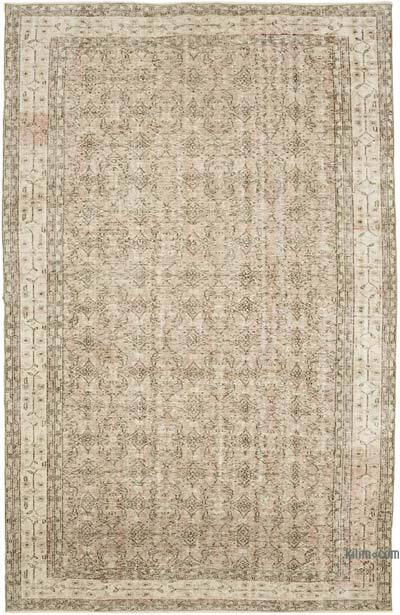 Vintage Turkish Hand-Knotted Rug - 6' 9" x 10' 6" (81" x 126")