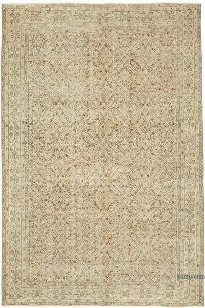 Vintage Turkish Hand-Knotted Rug - 6' 11" x 10' 6" (83" x 126")