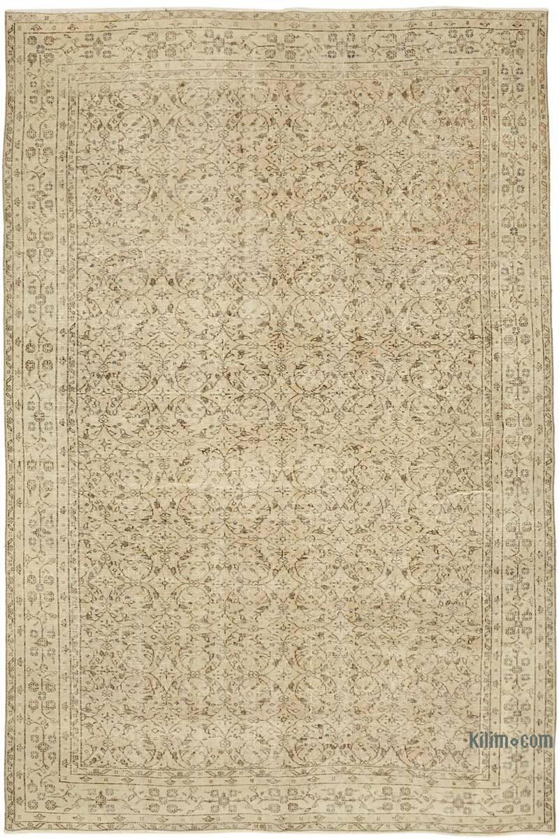 Alfombra Vintage Turca Anudada a Mano - 212 cm x 320 cm - K0082846