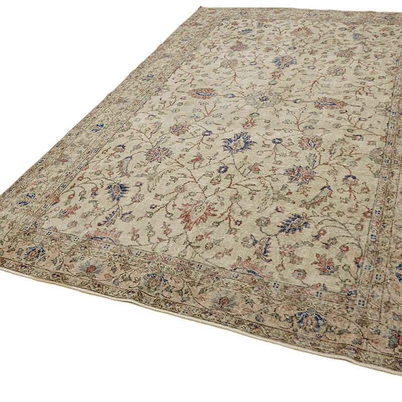 El Dokuma Vintage Halı - 203 cm x 322 cm - K0082847