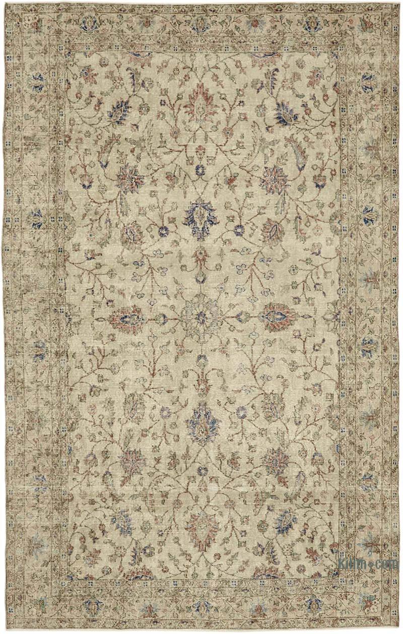 El Dokuma Vintage Halı - 203 cm x 322 cm - K0082847