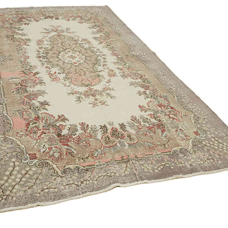 Vintage Turkish Hand-Knotted Rug - 7' 1" x 11' 2" (85" x 134") - K0082848
