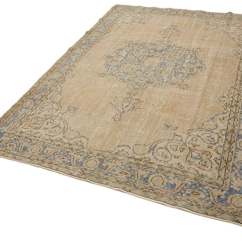 Alfombra Vintage Turca Anudada a Mano - 220 cm x 315 cm - K0082851