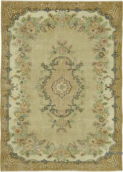 Vintage Turkish Hand-Knotted Rug - 7' 3" x 10' 2" (87" x 122")