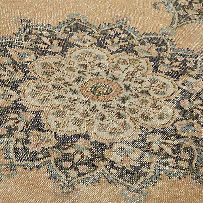 Alfombra Vintage Turca Anudada a Mano - 209 cm x 316 cm - K0082856