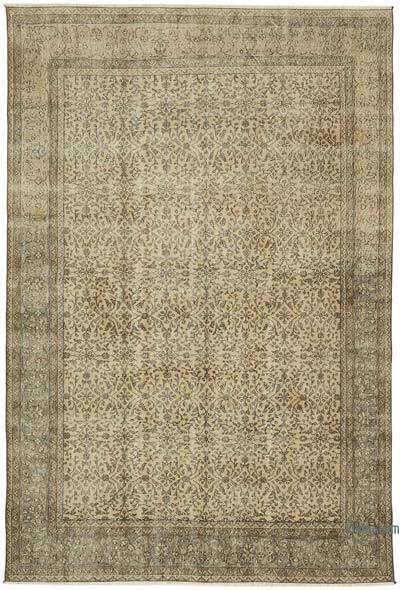 Vintage Turkish Hand-Knotted Rug - 6' 11" x 10' 4" (83" x 124")