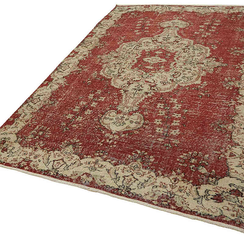 Alfombra Vintage Turca Anudada a Mano - 208 cm x 330 cm - K0082859