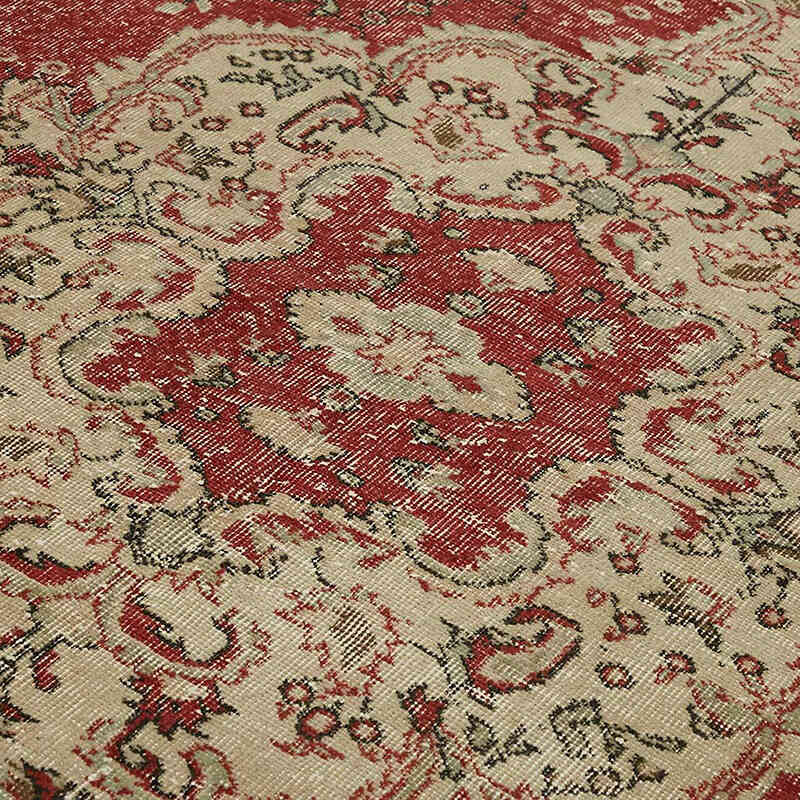 Alfombra Vintage Turca Anudada a Mano - 208 cm x 330 cm - K0082859