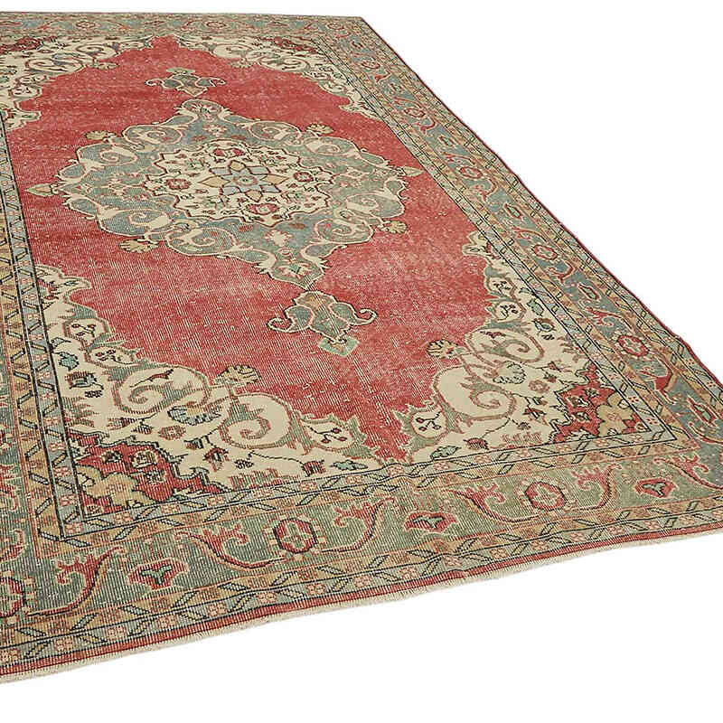 Vintage Turkish Hand-Knotted Rug - 6' 9" x 10' 4" (81" x 124") - K0082861