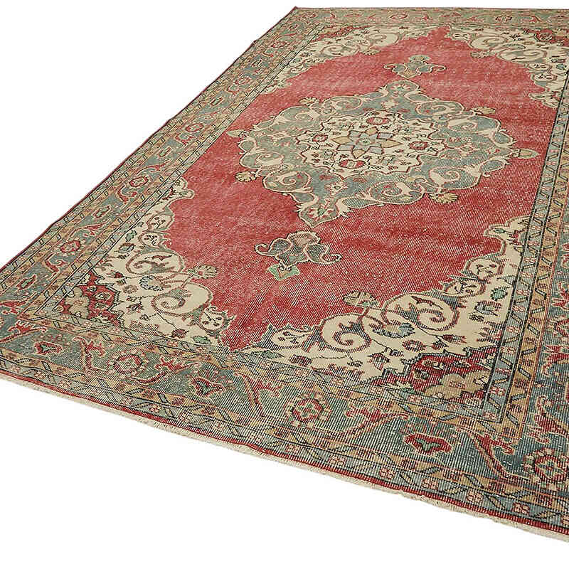 Vintage Turkish Hand-Knotted Rug - 6' 9" x 10' 4" (81" x 124") - K0082861