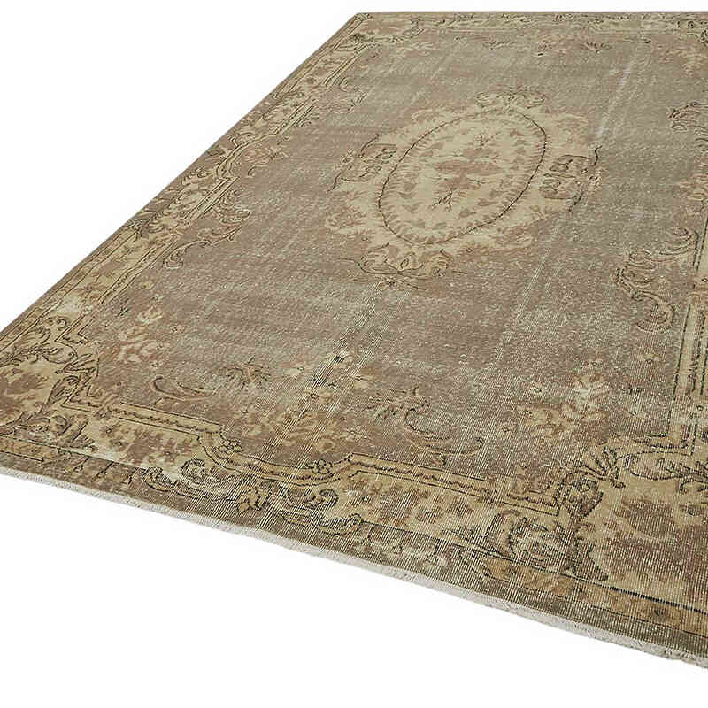 Alfombra Vintage Turca Anudada a Mano - 214 cm x 326 cm - K0082862