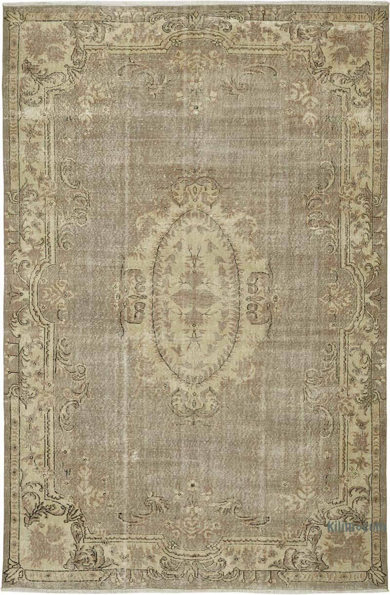 Alfombra Vintage Turca Anudada a Mano - 214 cm x 326 cm - K0082862