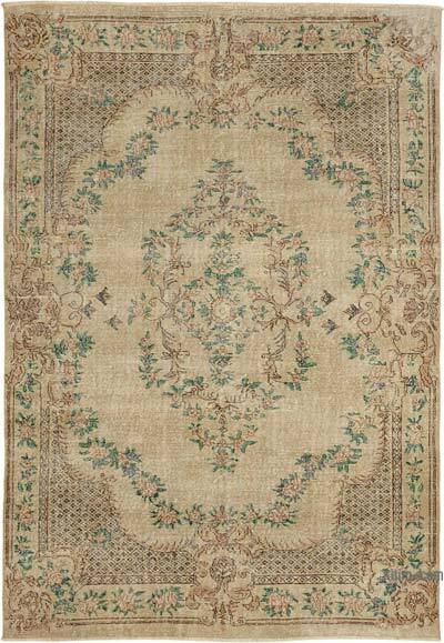 Vintage Turkish Hand-Knotted Rug - 7' 1" x 10' 2" (85" x 122")