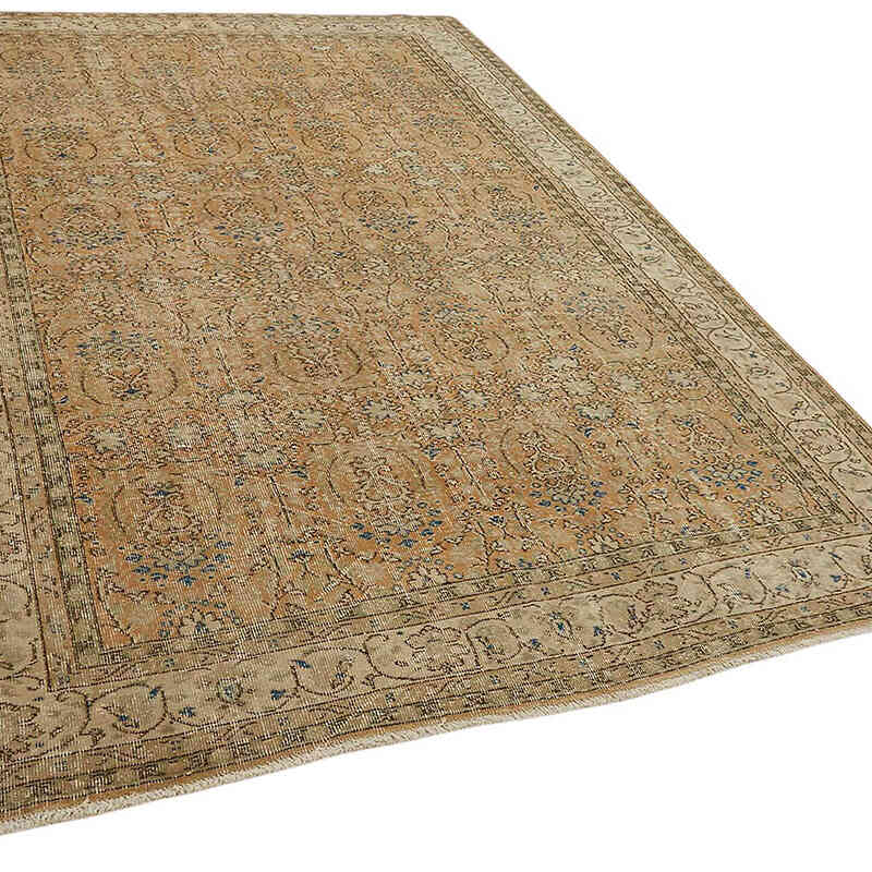 El Dokuma Vintage Halı - 220 cm x 318 cm - K0082868