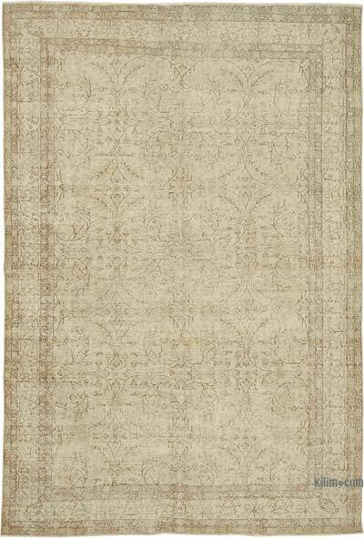 Alfombra Vintage Turca Anudada a Mano - 214 cm x 318 cm
