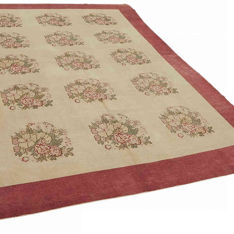 Alfombra Vintage Turca Anudada a Mano - 214 cm x 304 cm - K0082878