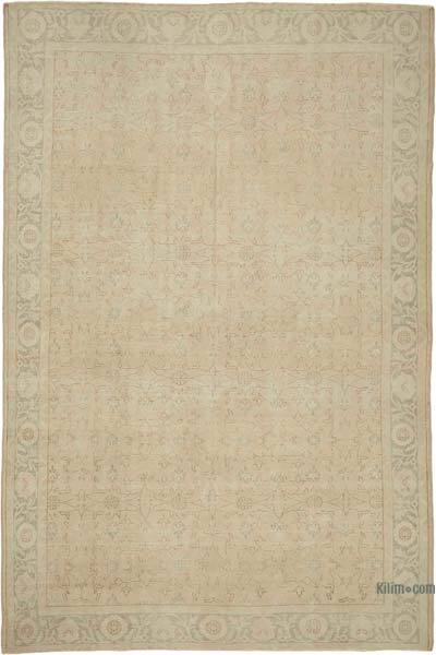 Vintage Turkish Hand-Knotted Rug - 7'  x 10' 7" (84" x 127")