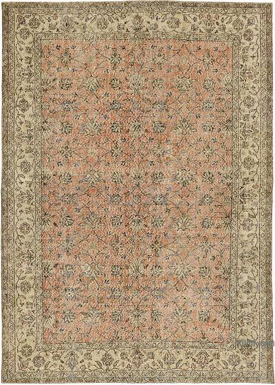 Vintage Turkish Hand-Knotted Rug - 7' 1" x 10' 2" (85" x 122")
