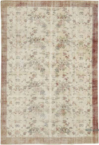Vintage Turkish Hand-Knotted Rug - 6' 10" x 10' 2" (82" x 122")