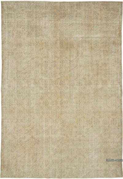 Vintage Turkish Hand-Knotted Rug - 7' 2" x 10' 6" (86" x 126")