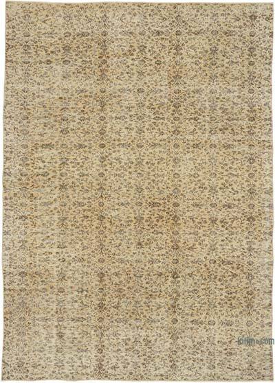 Vintage Turkish Hand-Knotted Rug - 7' 3" x 10' 2" (87" x 122")