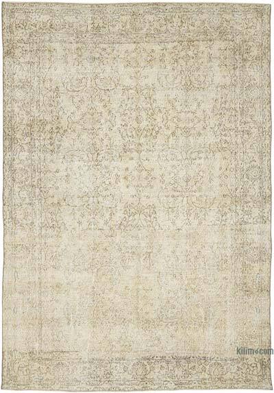 Vintage Turkish Hand-Knotted Rug - 7' 1" x 10' 2" (85" x 122")