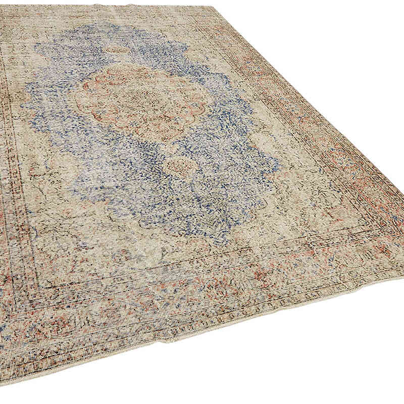 Vintage Turkish Hand-Knotted Rug - 6' 10" x 10' 7" (82" x 127") - K0082893