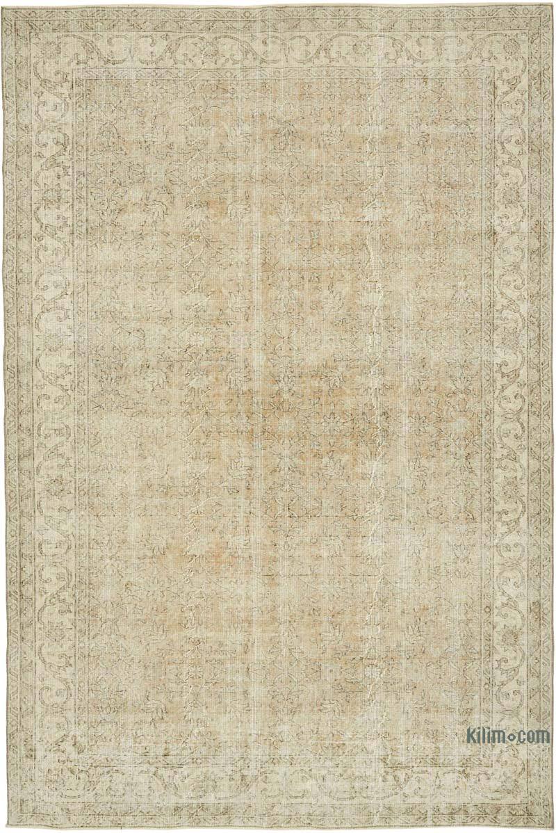 Alfombra Vintage Turca Anudada a Mano - 209 cm x 313 cm - K0082896