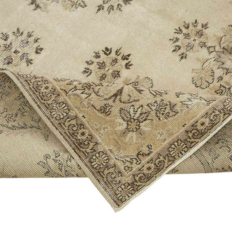 Alfombra Vintage Turca Anudada a Mano - 214 cm x 306 cm - K0082901