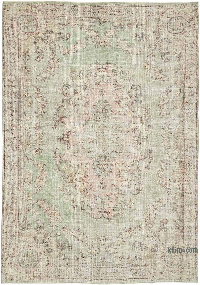 Vintage Turkish Hand-Knotted Rug - 7'  x 10' 1" (84" x 121") - K0082906