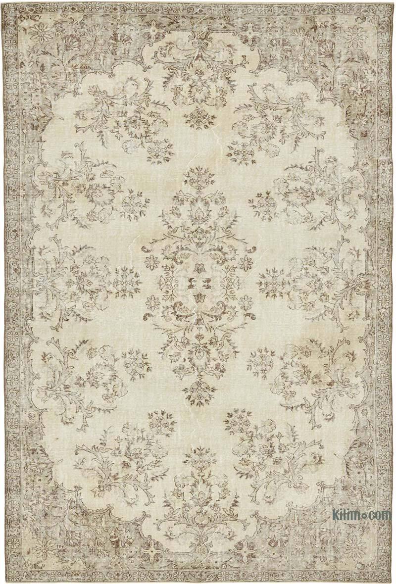 Vintage Turkish Hand-Knotted Rug - 6' 11" x 10' 3" (83" x 123") - K0082909