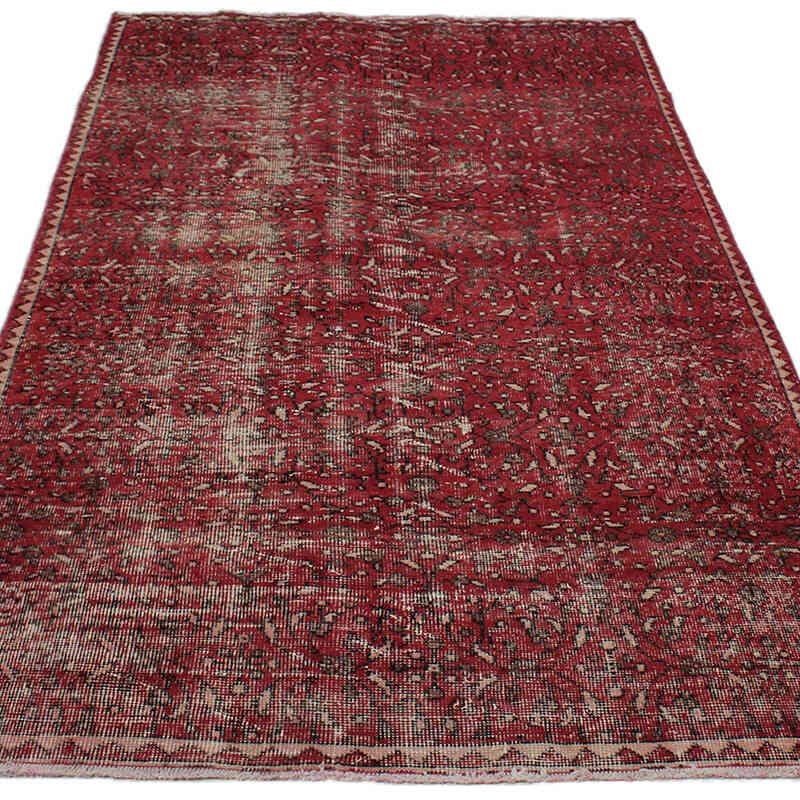 Vintage Turkish Hand-Knotted Rug - 4' 2" x 7' 7" (50" x 91") - K0082910