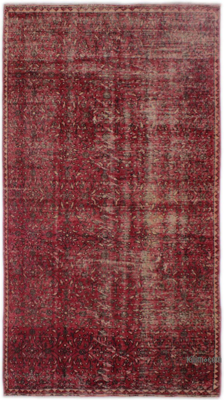 Vintage Turkish Hand-Knotted Rug - 4' 2" x 7' 7" (50" x 91") - K0082910