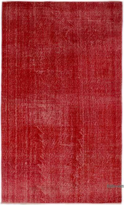 Over-dyed Vintage Hand-Knotted Turkish Rug - 4' 8" x 7' 11" (56" x 95")