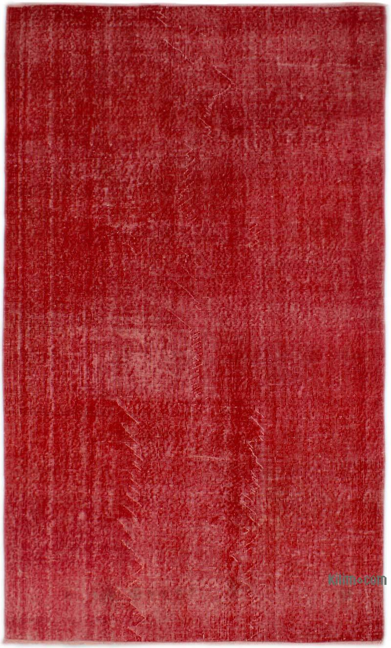 Over-dyed Vintage Hand-Knotted Turkish Rug - 4' 8" x 7' 11" (56" x 95") - K0082913
