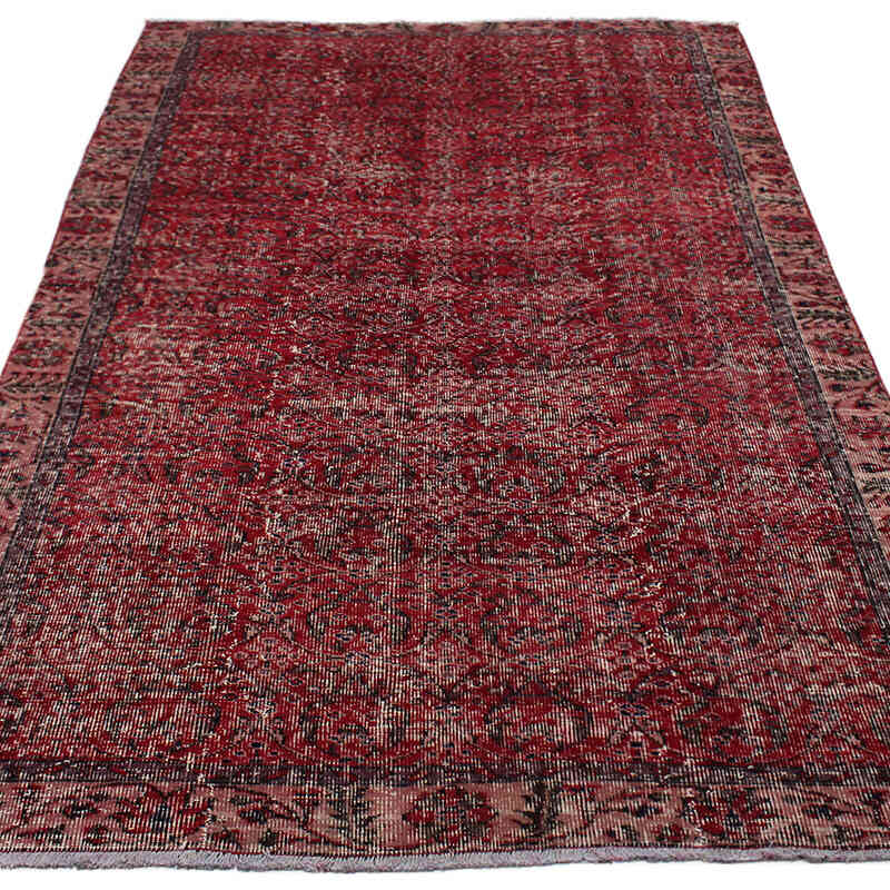 Alfombra Vintage Turca Anudada a Mano - 155 cm x 270 cm - K0082916