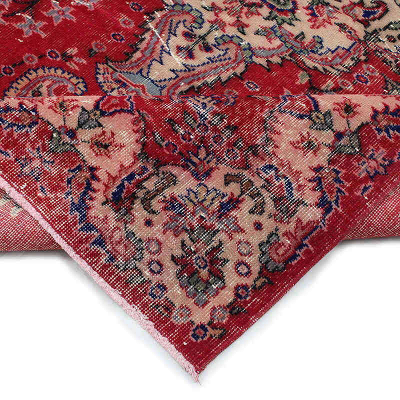 Alfombra Vintage Turca Anudada a Mano - 177 cm x 268 cm - K0082917