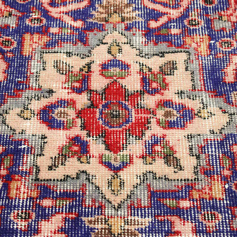 Alfombra Vintage Turca Anudada a Mano - 160 cm x 270 cm - K0082918