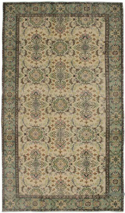 El Dokuma Vintage Halı - 152 cm x 264 cm