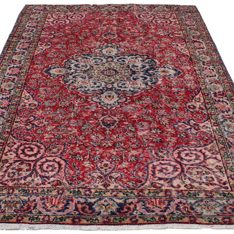 Vintage Turkish Hand-Knotted Rug - 5' 3" x 8' 5" (63" x 101") - K0082920