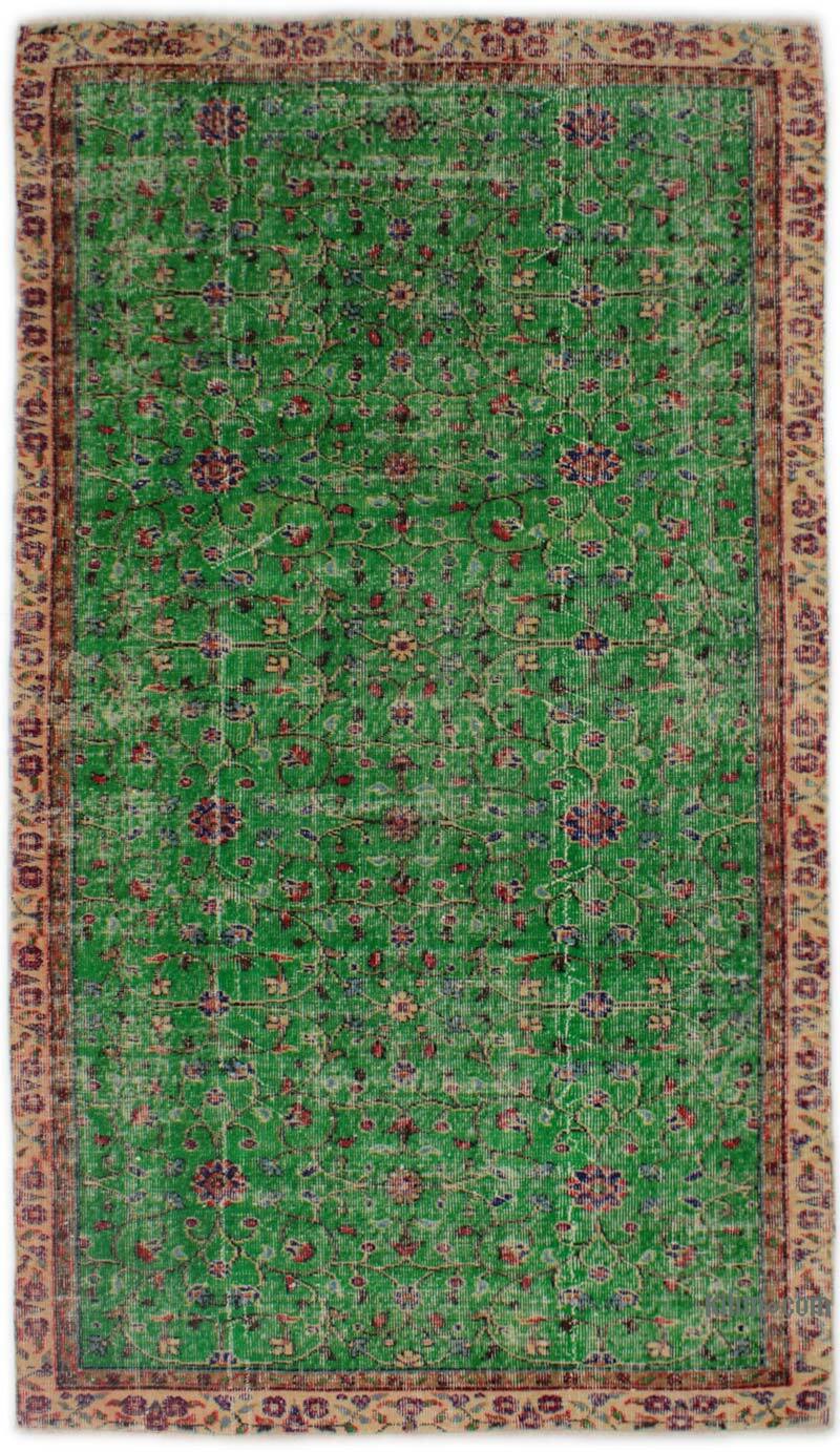 El Dokuma Vintage Halı - 141 cm x 245 cm - K0082921