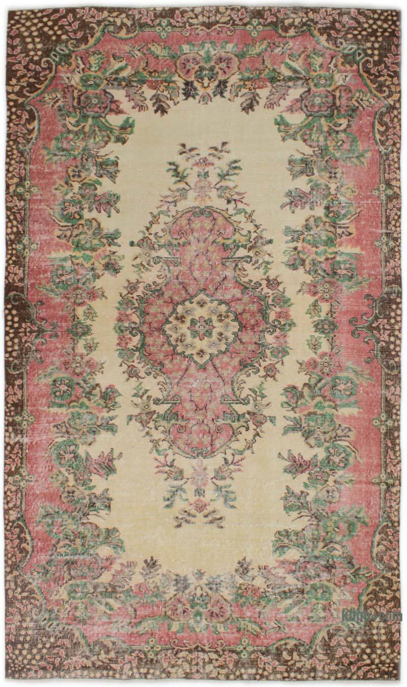 El Dokuma Vintage Halı - 159 cm x 270 cm - K0082924