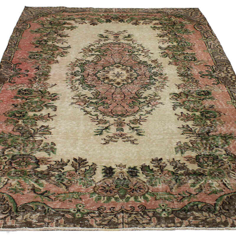 Vintage Turkish Hand-Knotted Rug - 5' 3" x 8' 2" (63" x 98") - K0082926