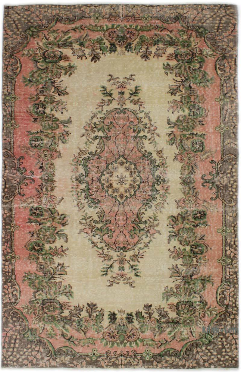 Vintage Turkish Hand-Knotted Rug - 5' 3" x 8' 2" (63" x 98") - K0082926
