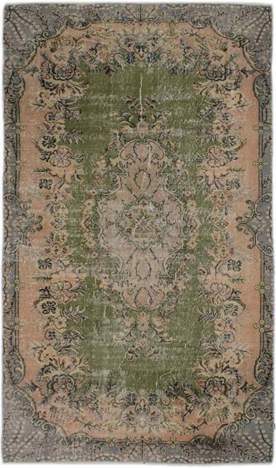 Vintage Turkish Hand-Knotted Rug - 5'  x 8' 8" (60" x 104")