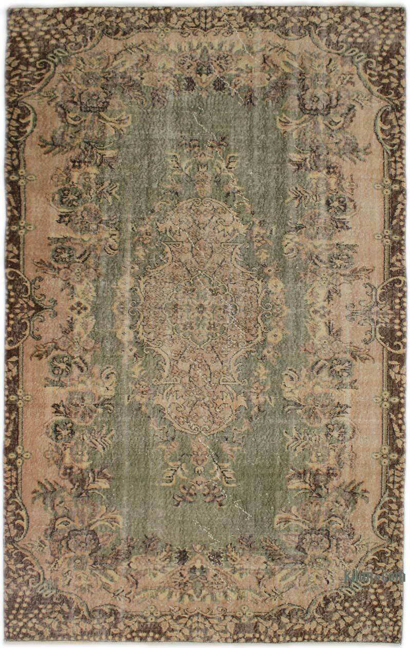 Vintage Turkish Hand-Knotted Rug - 5' 4" x 8' 6" (64" x 102") - K0082928